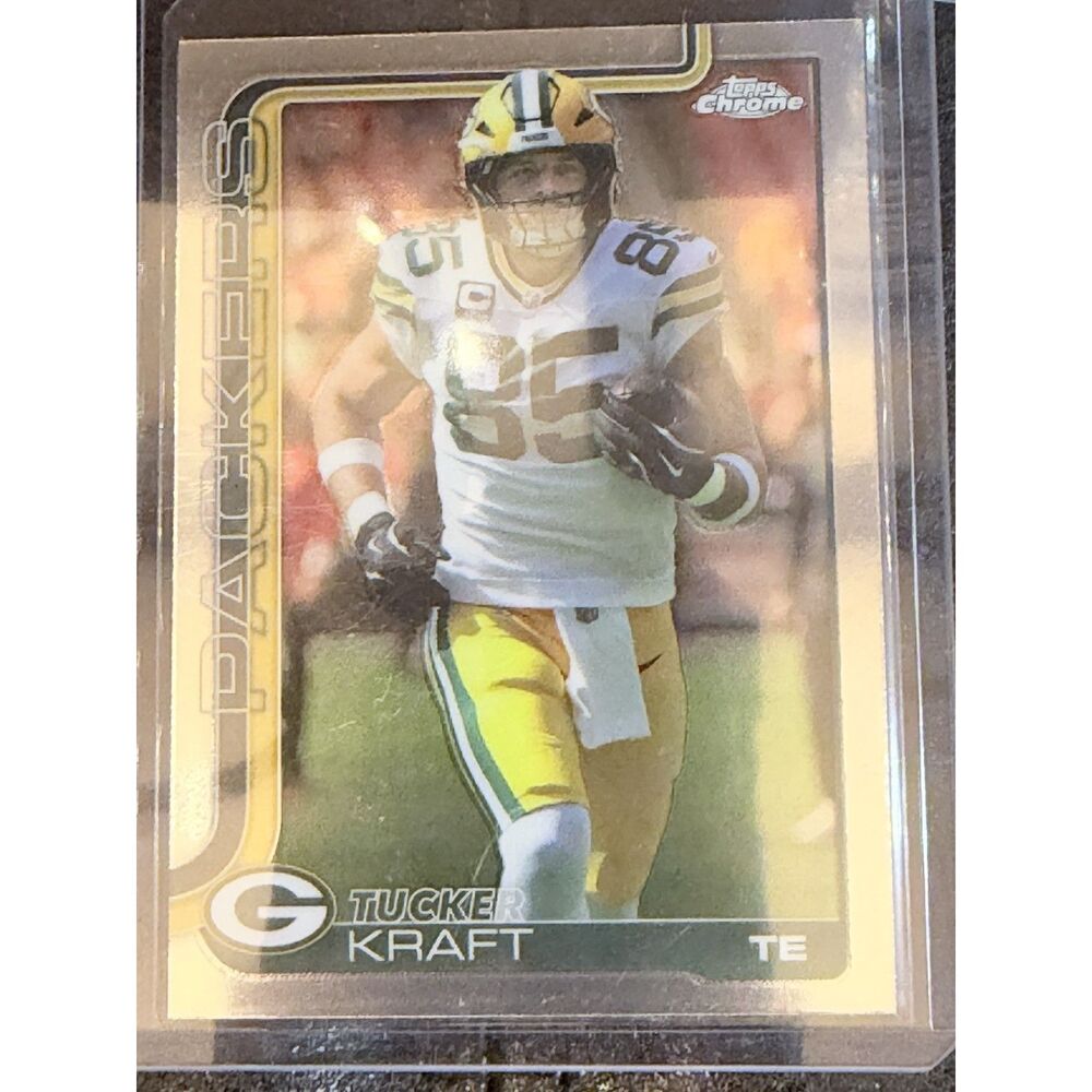 2025 Topps Chrome Tucker Kraft #108 Green Bay Packers